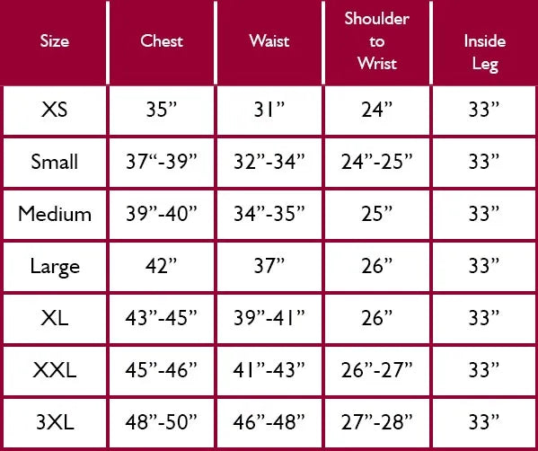 SIZE GUIDE