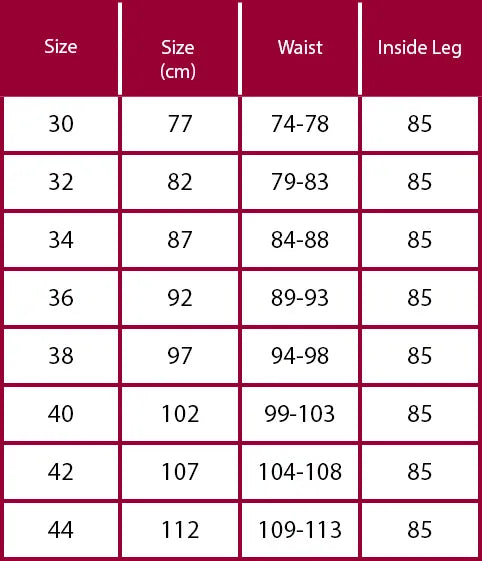SIZE GUIDE