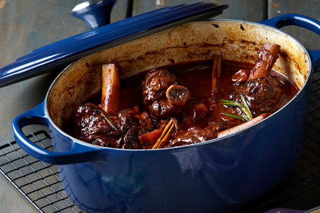 Le Creuset Spiced Lamb Shanks