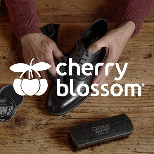 Cherry Blossom shoe cleaning brushes and polishing products from Philip Morris & Son