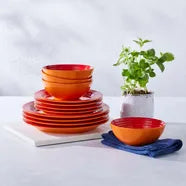 Le Creuset dinnerware with stoneware plates, bowls, dishes, ramekins and egg cups from Philip Morris & Son