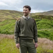 Mens V-Neck Jumper