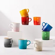 Le Creuset Mugs in Colourful Premium Quality Stoneware from Philip Morris & Son