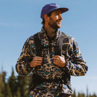 Khaki Rayco AOP Helly Hansen Mens Maridalen Printed Fleece LS