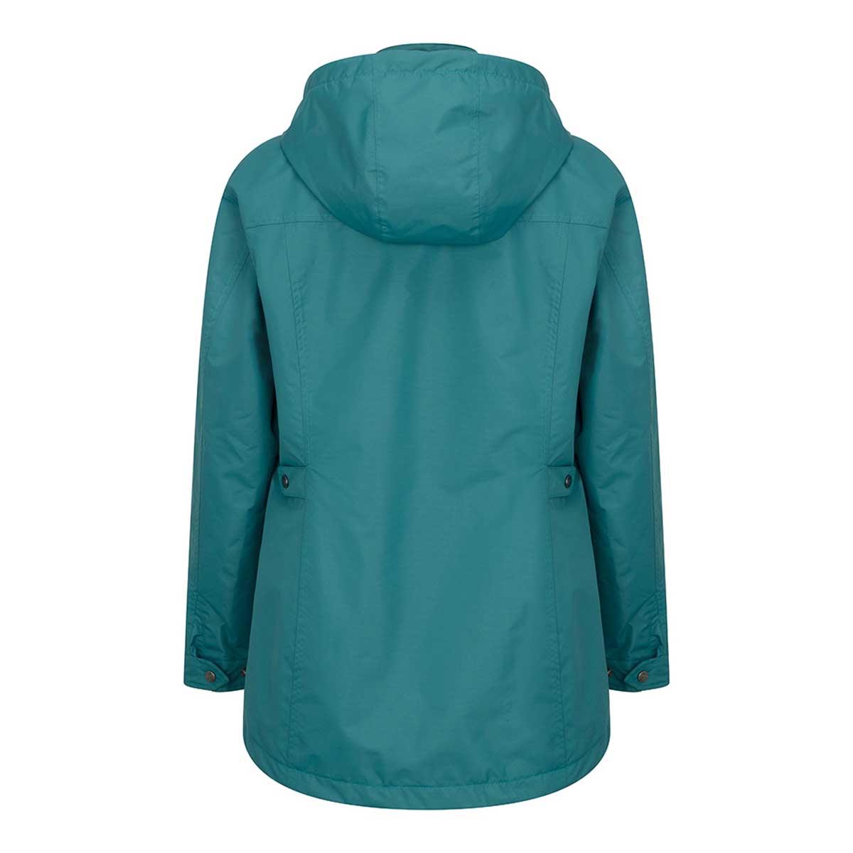 Teal Hoggs Of Fife Womens Fara Waterproof Jacket Back