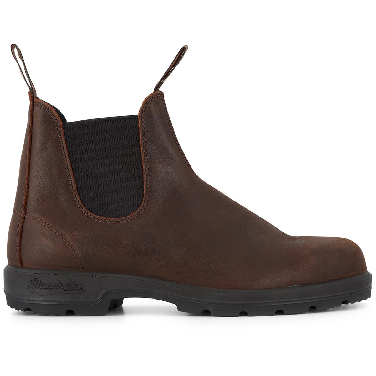 Antique Brown Blundstone Unisex Classics 1609 Chelsea Boot Side