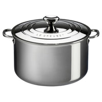 Le Creuset 20cm Stainless Steel Deep Casserole
