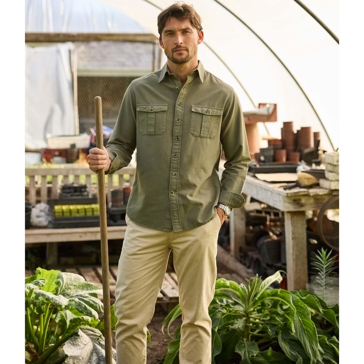 Schoffel Mens Battlesbridge Shirt gardening lifestyle