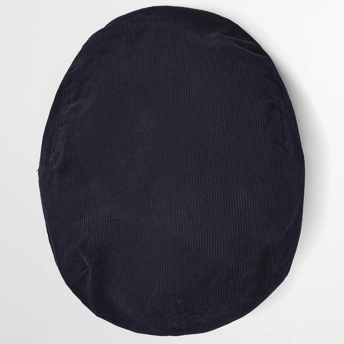 Navy Barbour Mens Bayfield Flat Cap top