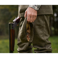Forest Green/Herringbone Harkila Mens Kenmore Classic Flat Cap Detail