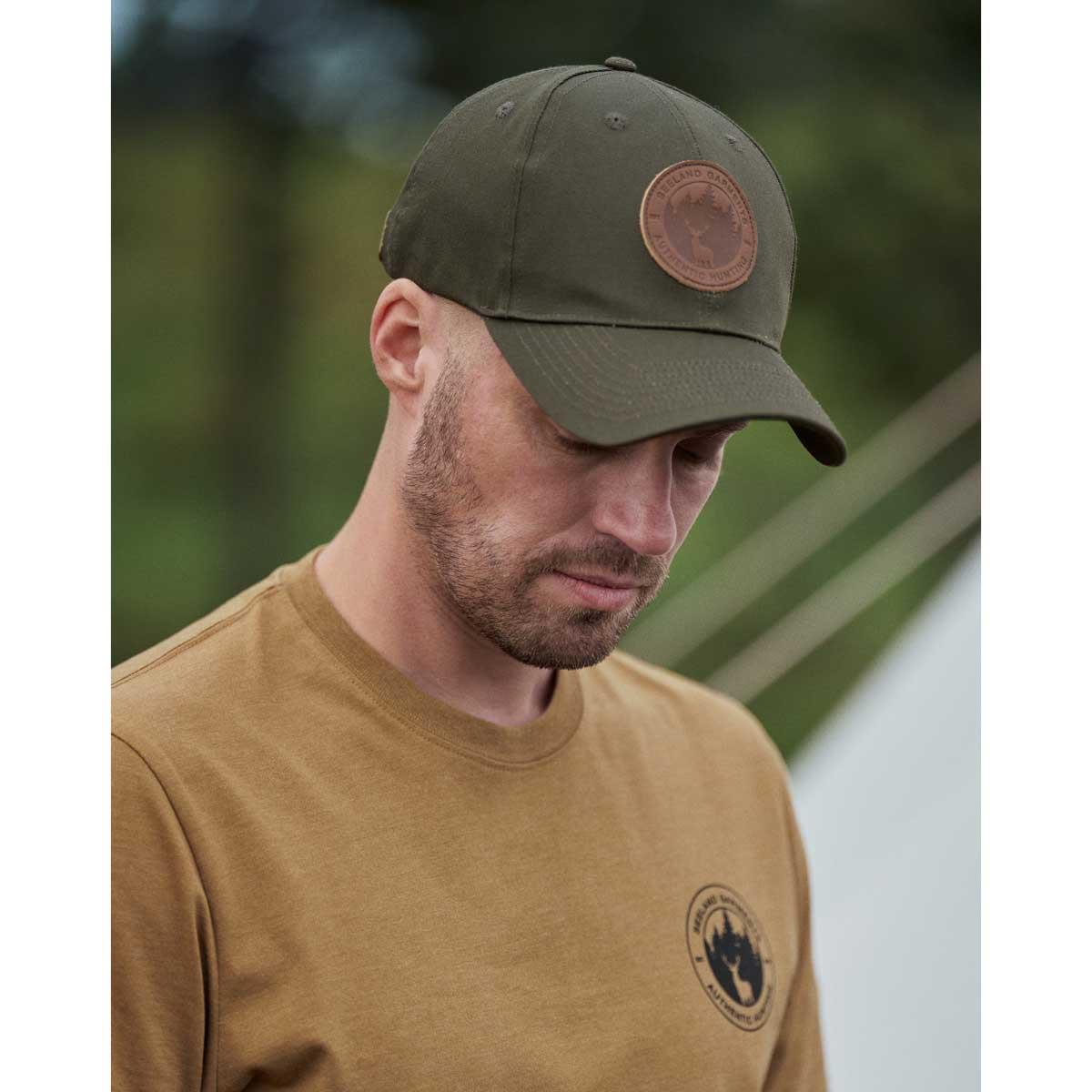 Pine Green Seeland Mens Marl Cap Lifestyle