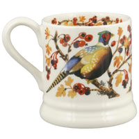 Emma Bridgewater Autumn Garden Birds Pheasant in Hawthorn Half Pint Mug