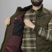 Willow Green Harkila Mens Clim8 Insulated Waistcoat Inner Detail