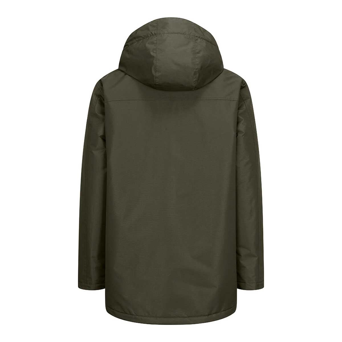 Fern Green Hoggs Of Fife Mens Walker Long Coat Back