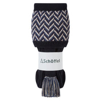 Navy Schoffel Herringbone Sock