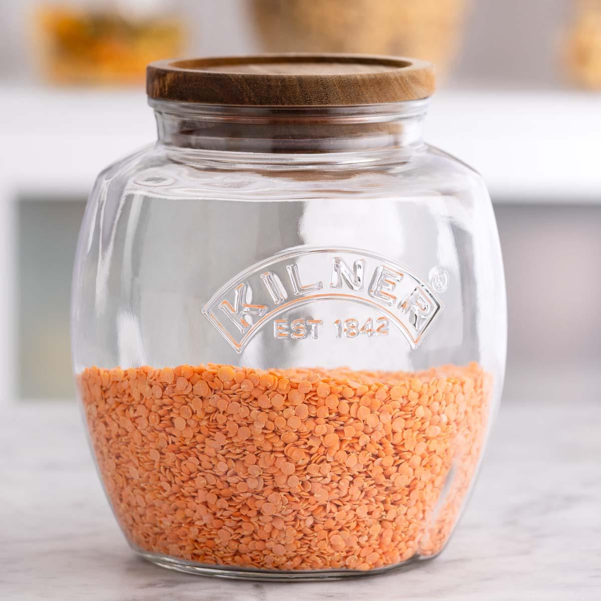 Kilner Universal Jar Acacia Wooden Lid LS5