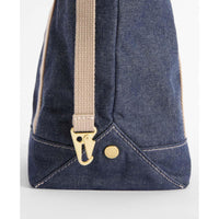 Indigo Barbour Mini Mya Denim Tote Bag zip