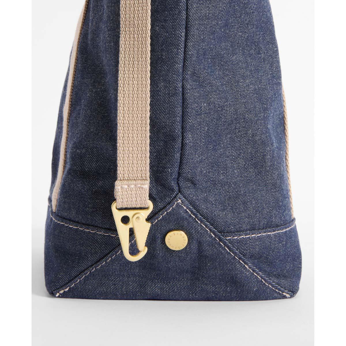 Indigo Barbour Mini Mya Denim Tote Bag zip
