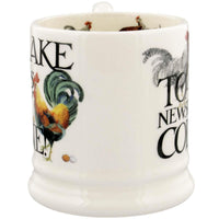 Emma Bridgewater Rise & Shine Eggs & Toast Half Pint Mug FRONT