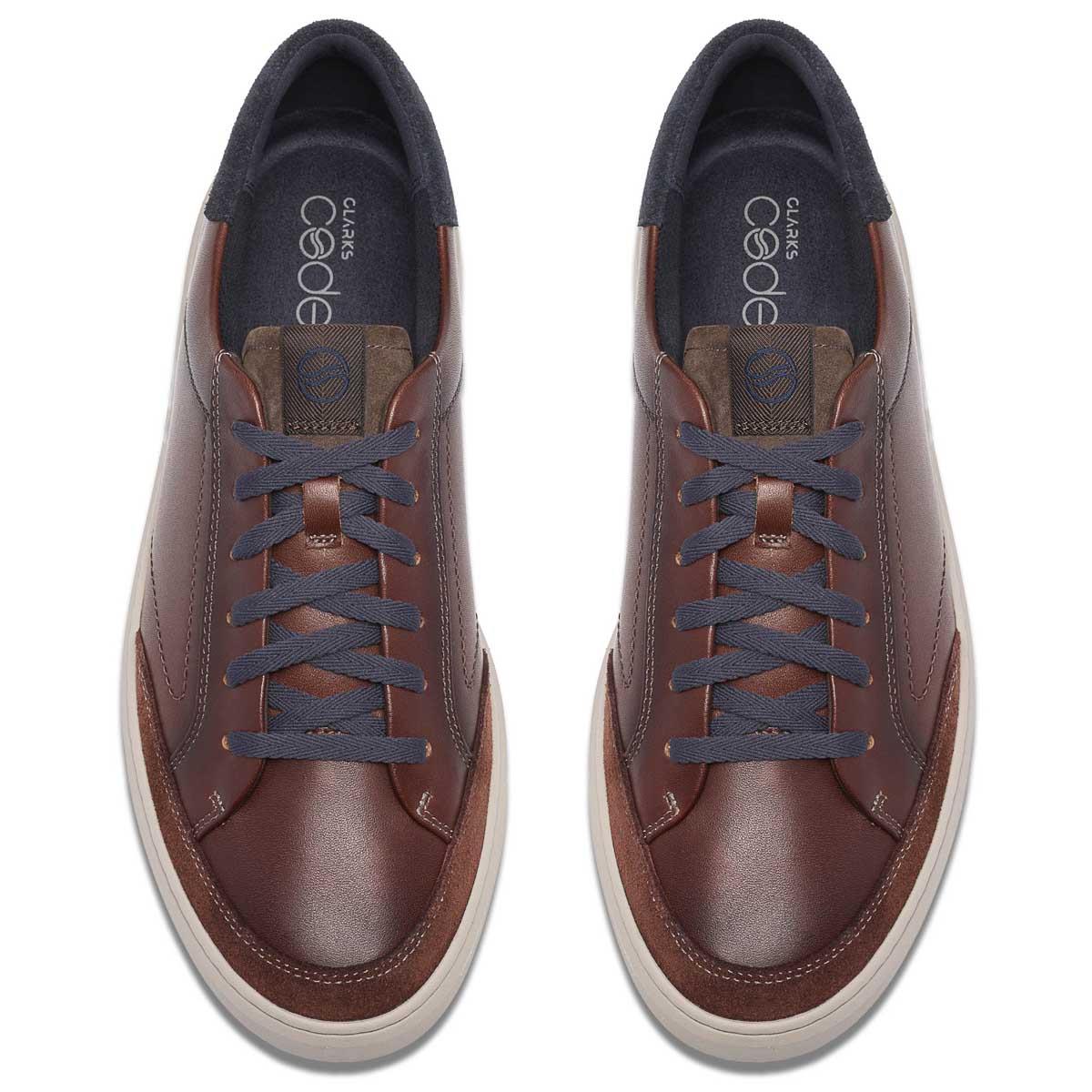 Clarks Mens Code C Tie Trainers