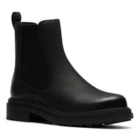 Black Leather Clarks Womens Orinoco 3 Top Boot