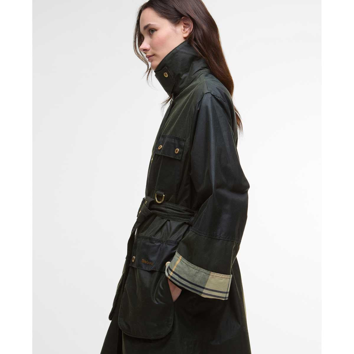 Barbour Womens Milda Wax Jacket pocket