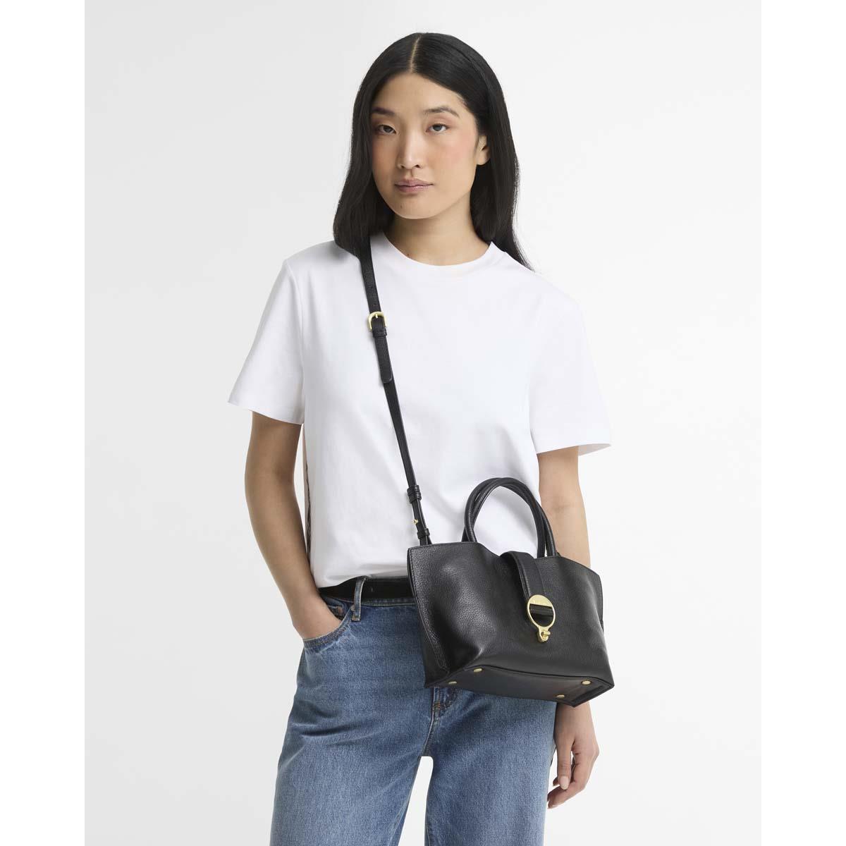 Barbour Alder Mini Leather Tote Bag