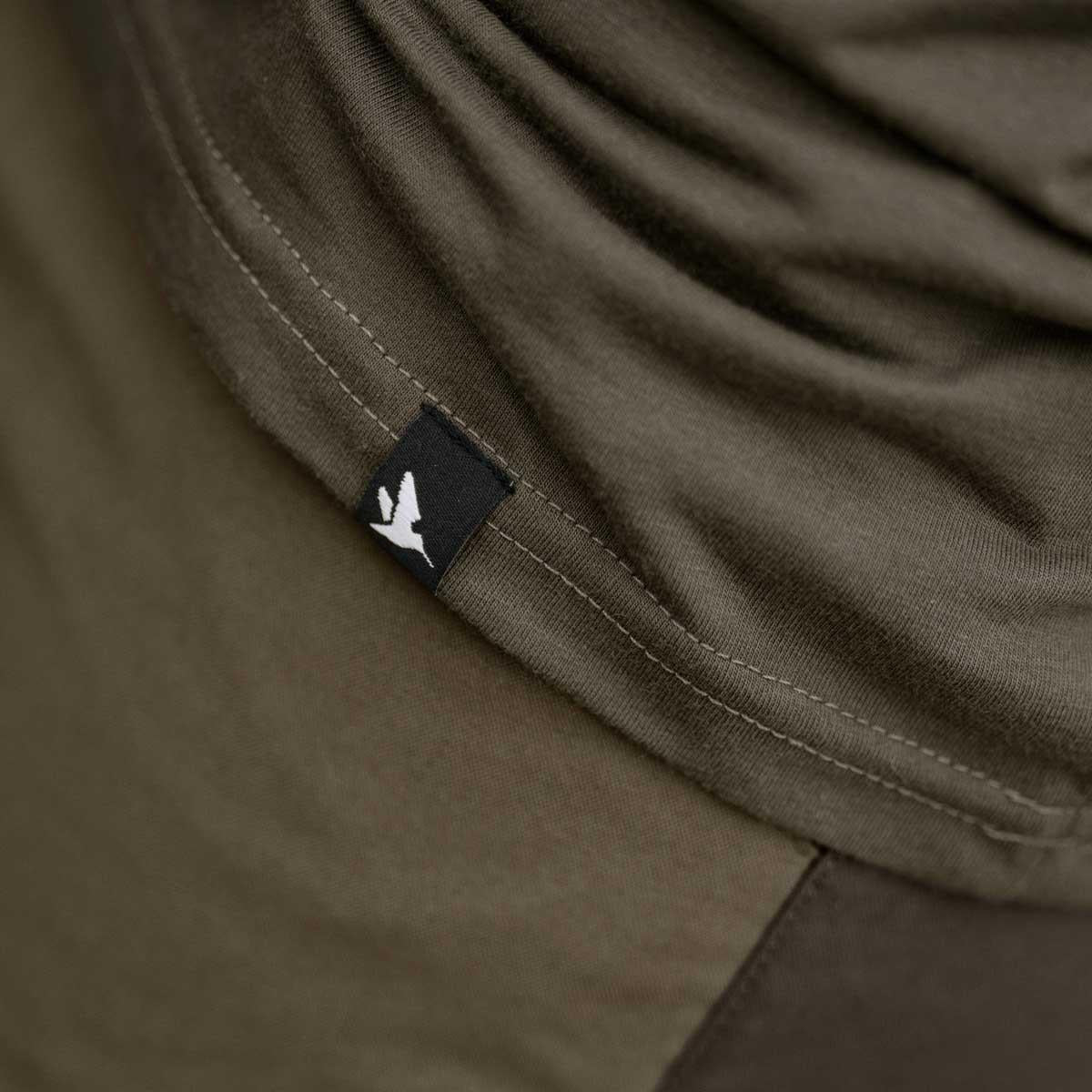 Pine Green/Military Olive/Grape Leaf Seeland Mens 3 Pack T-Shirt Detail