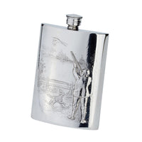 Pewter Bisley 6oz Gamekeeper Flask