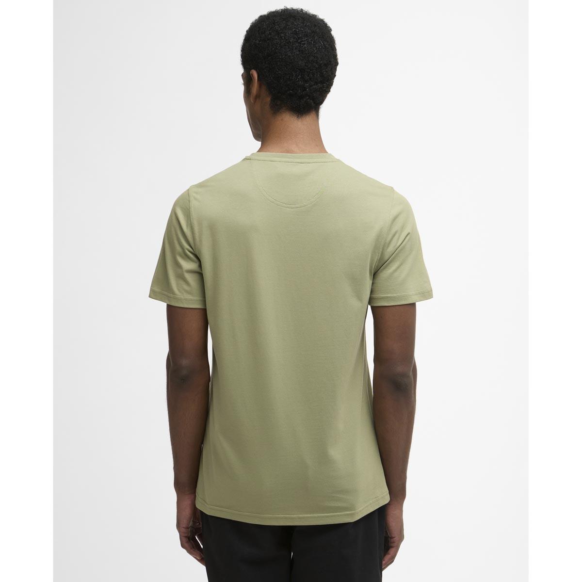 Laurel Green Barbour Mens Thurford T-shirt back
