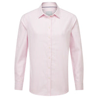 Pink/Blue Stripe Schoffel Womens Cley Soft Oxford Shirt