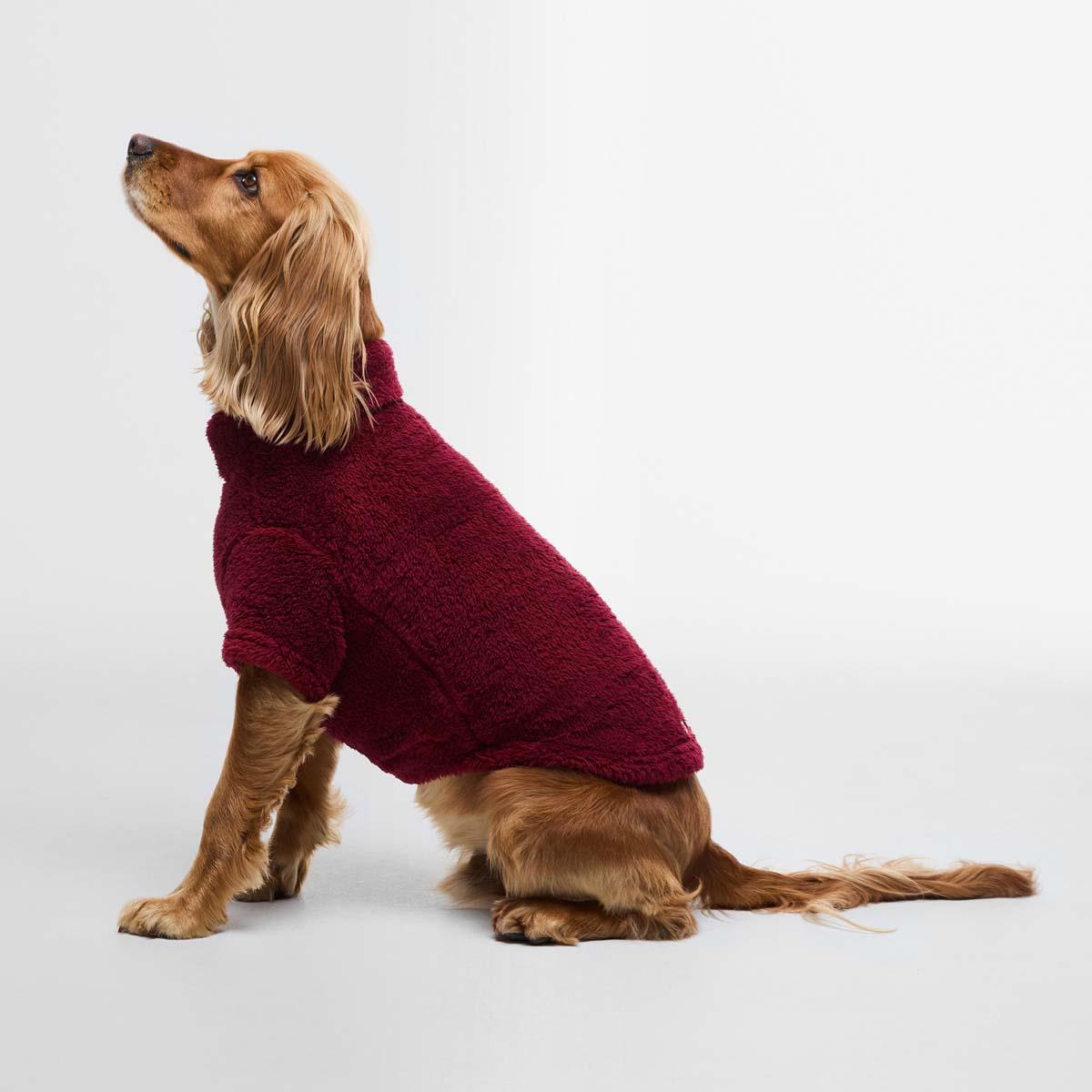 Barbour Brindle Fleece Dog Jumper