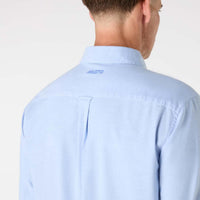 Pale Blue Musto Mens Original Oxford Shirt BACK
