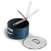 Joseph Joseph Space Folding Handle Ceramic Non-stick Saucepan With Lid