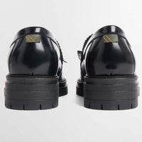 BLACK Barbour Womens Ava Loafer BACK