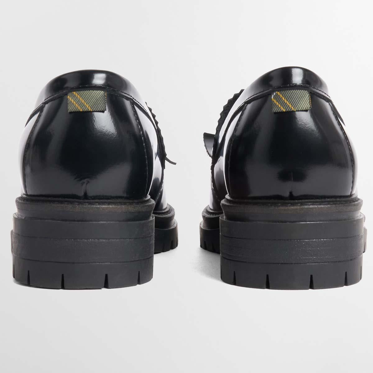 BLACK Barbour Womens Ava Loafer BACK