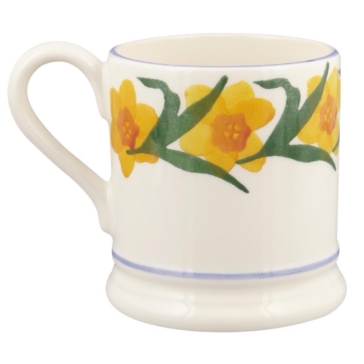 Emma Bridgewater Windblown Daffodils Half Pint Mug