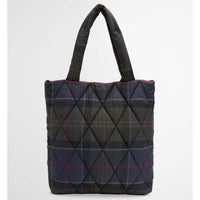 Barbour Womens Tartan Arlene Quilted Tote Bag