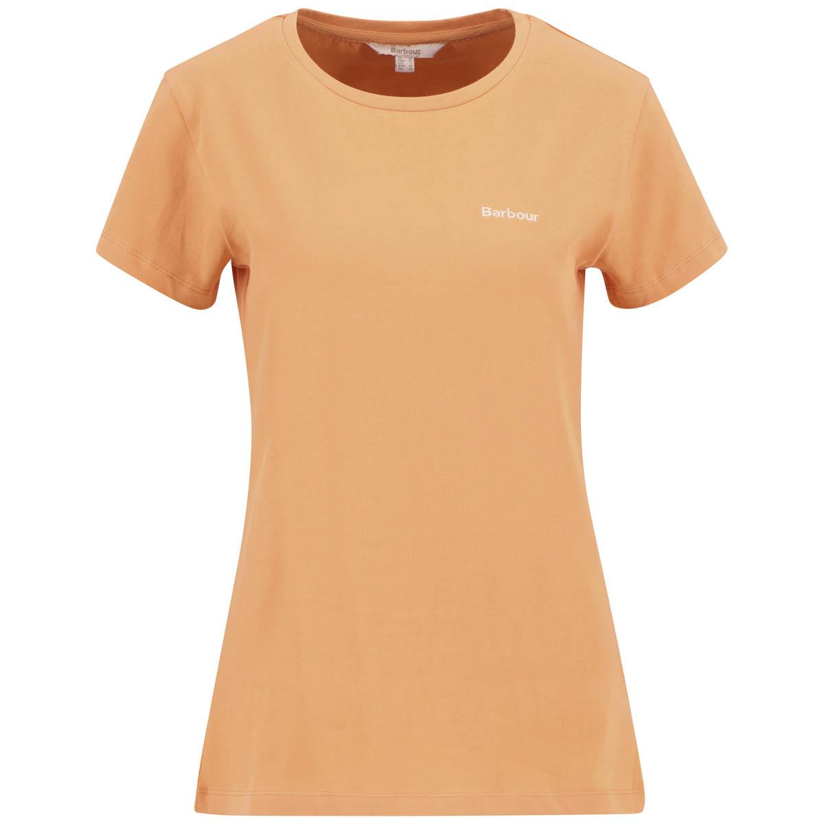 Papaya Barbour Womens Saltford T-Shirt