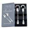 Arthur Price Stainless Steel Avalon Pair of Salad Servers