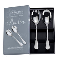 Arthur Price Stainless Steel Avalon Pair of Salad Servers
