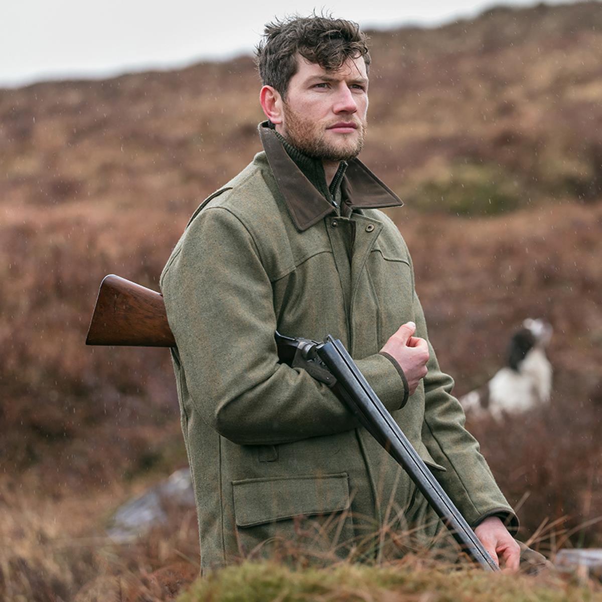 Hoggs Of Fife Kinloch Technical Tweed Field Coat