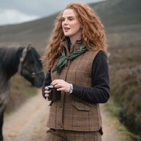 Hoggs Of Fife Eden Womens Technical Tweed Gilet