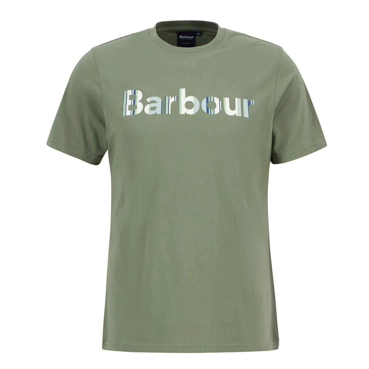 Light Moss Barbour Mens Westsand Tailored Fit T-Shirt