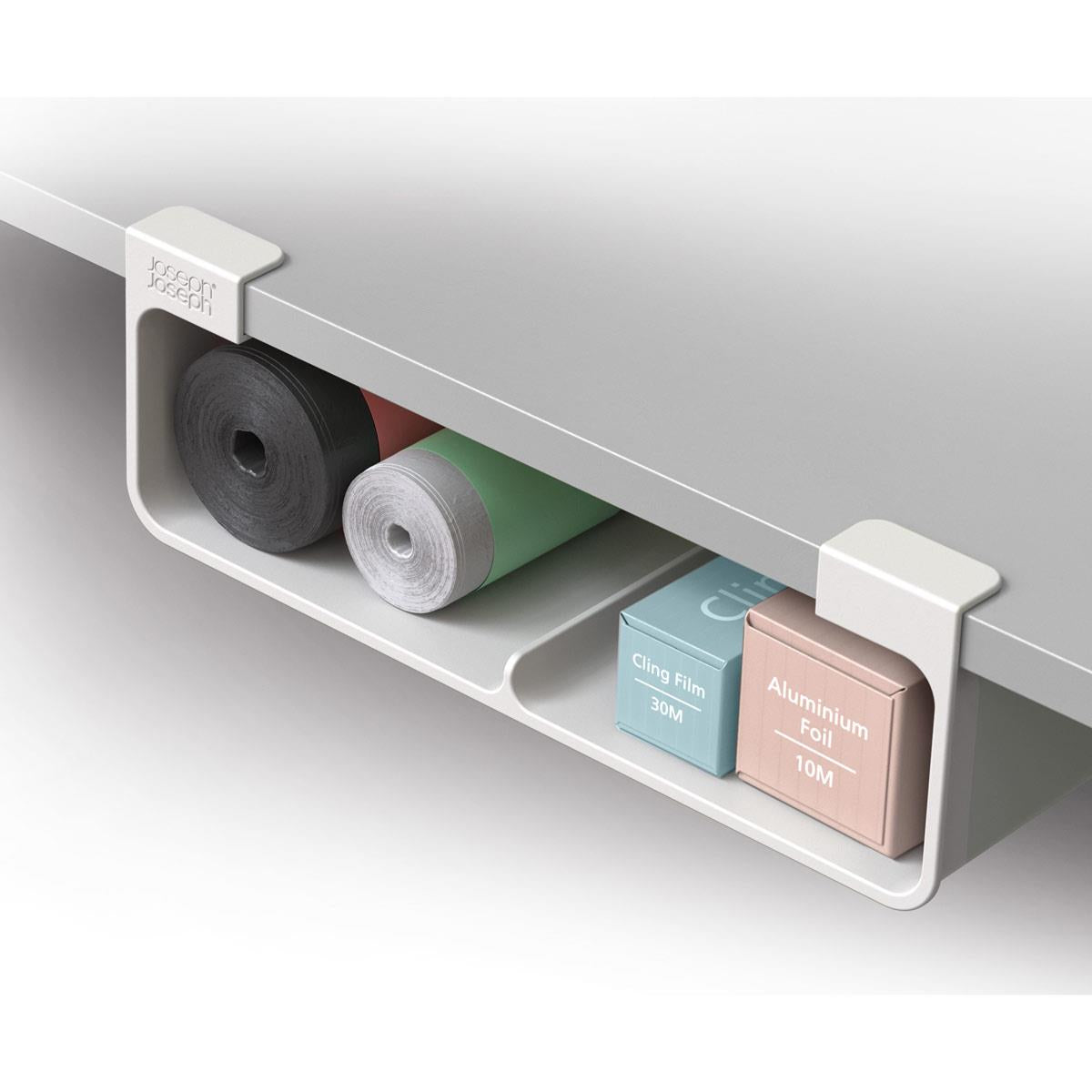 Joseph Joseph Cupboardstore Large Under-Shelf Film Foil and Bag Organiser Detail