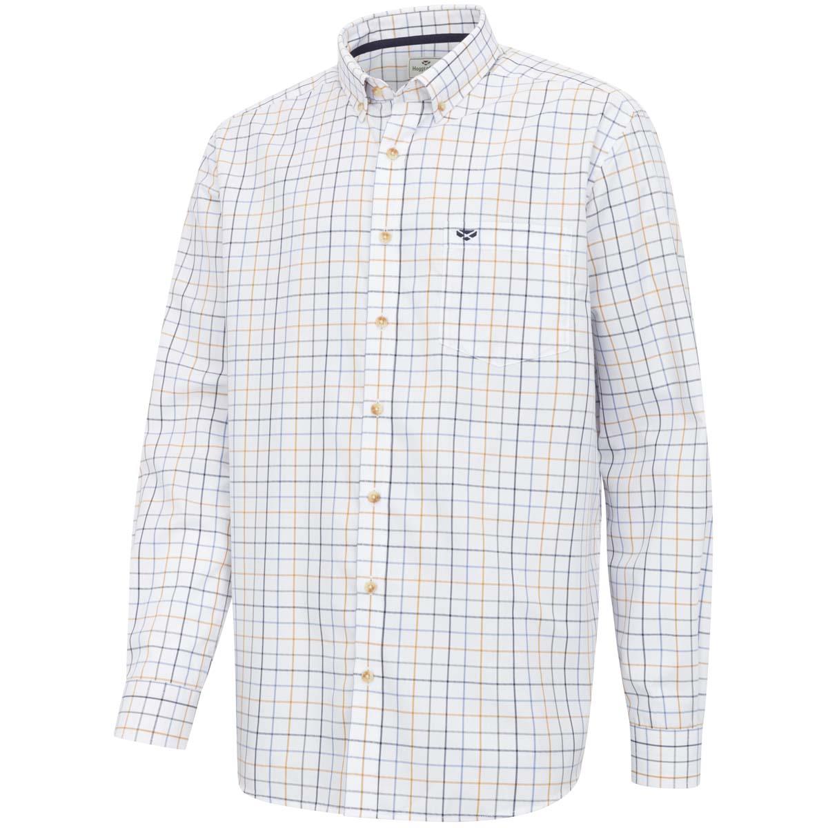 Blue/Green/Gold Hoggs Of Fife Mens Fenwick Tattersall Shirt