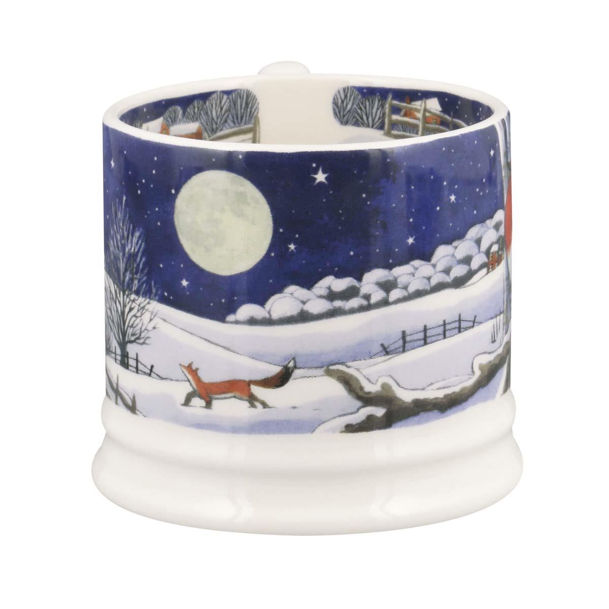 Emma Bridgewater Midnight Robin Small Mug front