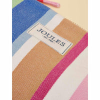 Multi Stripe Joules Carrywell Zipped Pouch Detail