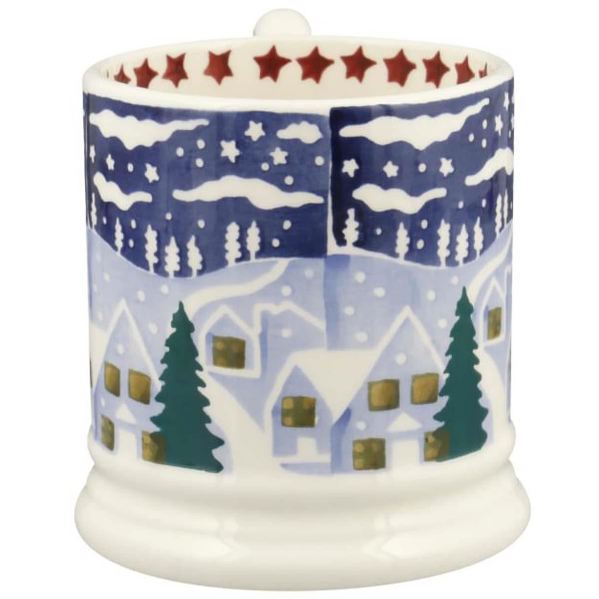 Emma Bridgewater Christmas Icons Winter Village Half Pint Mug