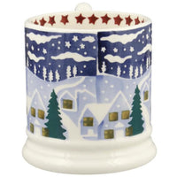 Emma Bridgewater Christmas Icons Winter Village Half Pint Mug